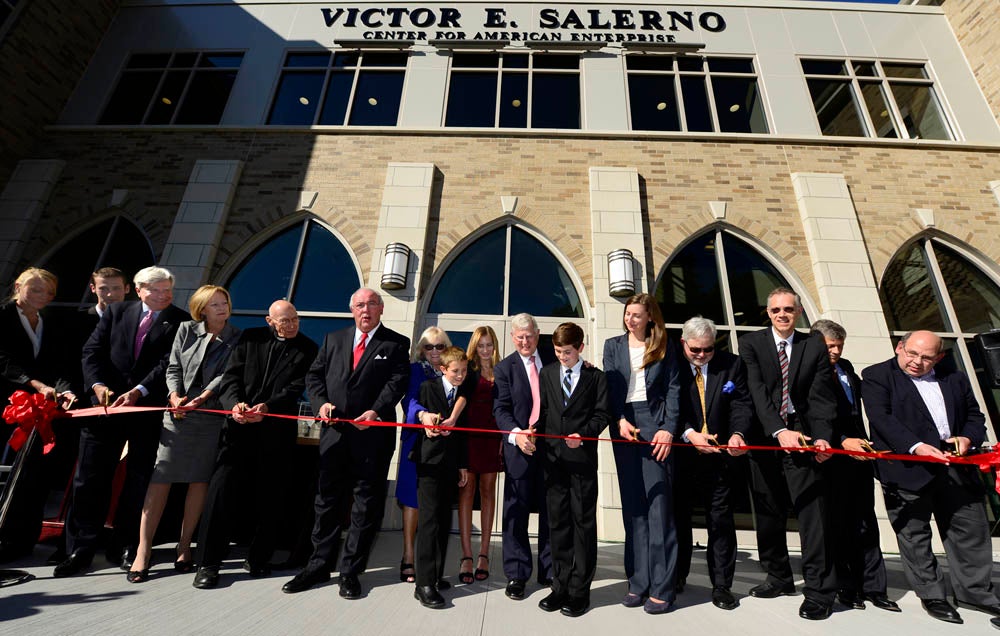Senator Nozzolio helps dedicate the new "Victor E. Salerno Center for